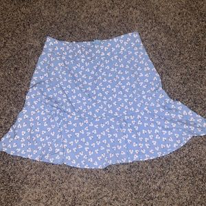 Floral mini skirt